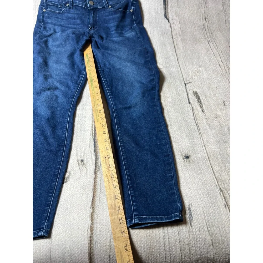 Paige Skinny Jeans Womens 30 Dark Blue Minimalist Classic Stretch Denim